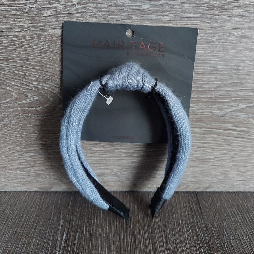 Hairitage by Mindy McKnight Sweater Headband Slate Blue